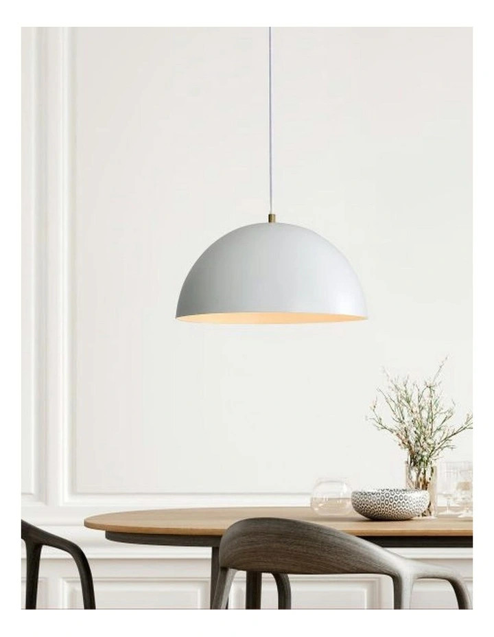 Lexi 35 Dome Pendant Light White image 3