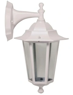 Ascot Traditional Outdoor Wall Light Up White