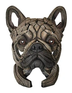 Edge Sculpture - Bust French Bulldog - Garden & Home Decor Sculpture