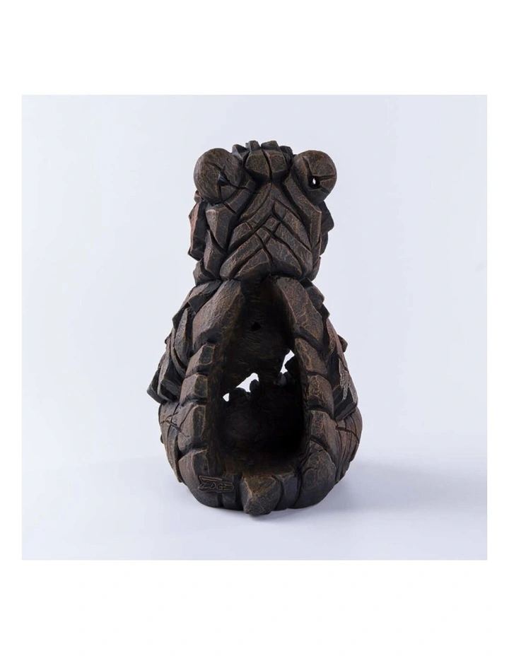 Edge Sculpture - Bear Cub Figure - Stone Resin - Garden & Home Decor image 4