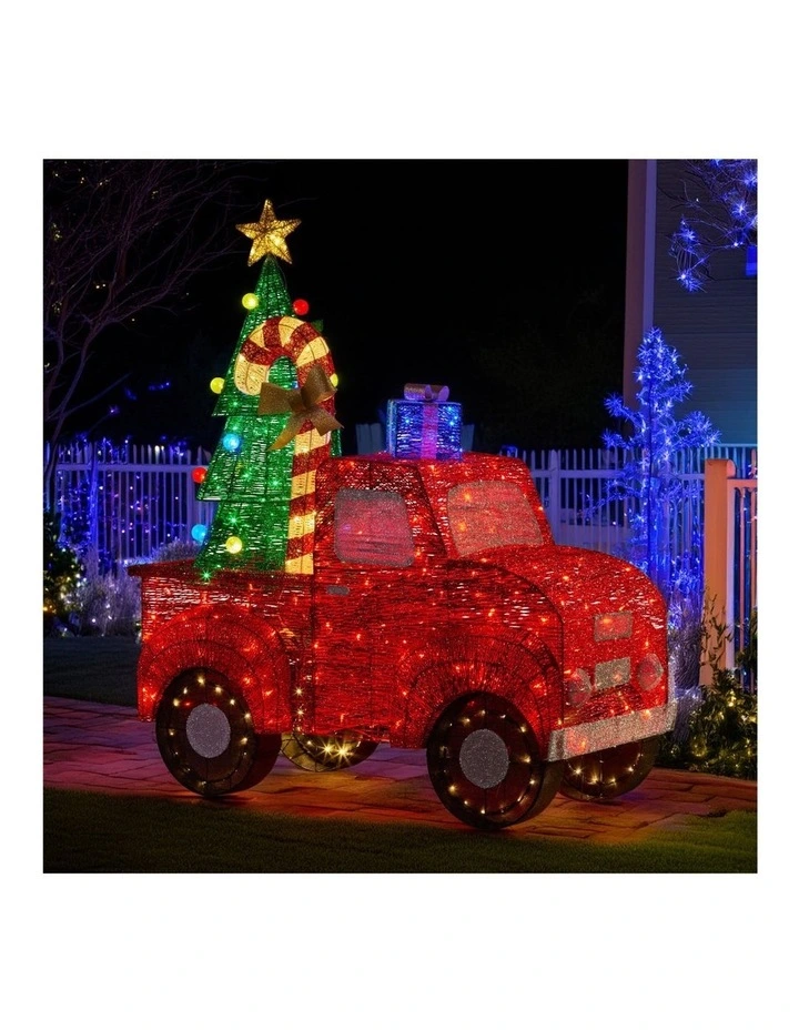 Christabelle 1.4m Christmas Tree Truck Display Decoration LED Lights Ornament image 6