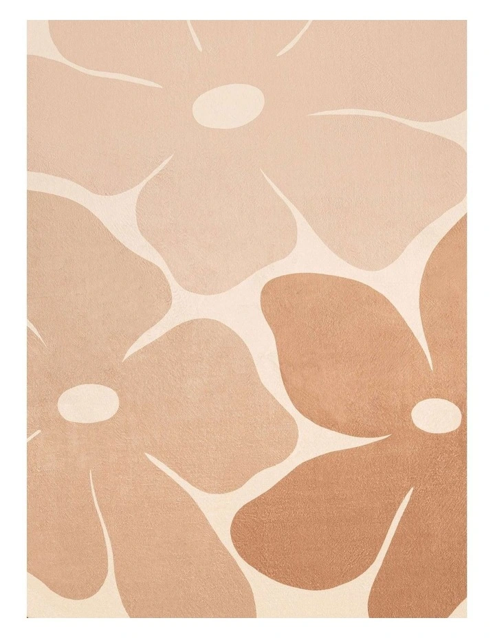 MISS AMARA  ZULI PEACH FLOWERS ROLLIE POLLIE ROUND PLAYMAT image 4