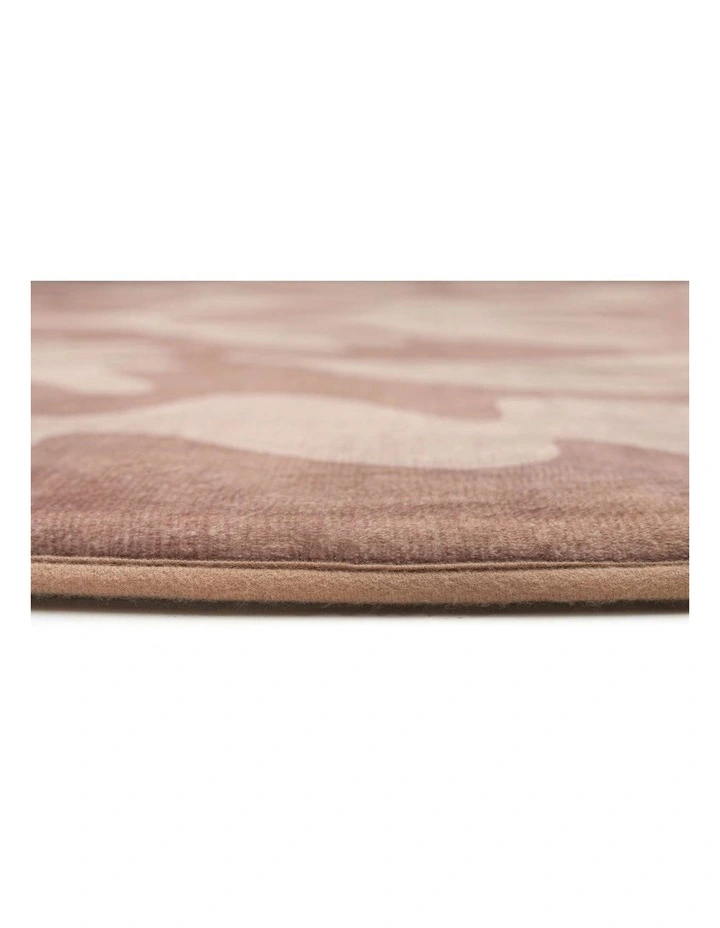 MISS AMARA HIRA PINK BEIGE SHAPES ROLLIE POLLIE ROUND PLAYMAT image 3