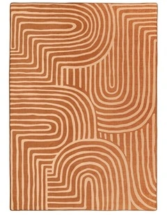 MISS AMARA ALEF TERRACOTTA ABSTRACT ROLLIE POLLIE PLAYMAT