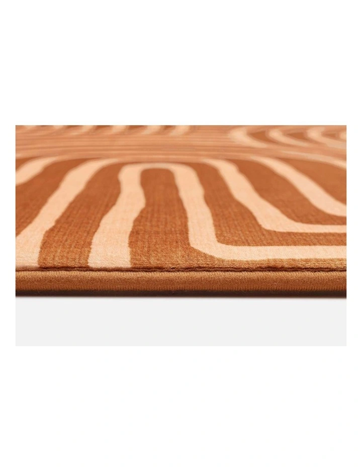 MISS AMARA  ALEF TERRACOTTA ABSTRACT ROLLIE POLLIE PLAYMAT image 4