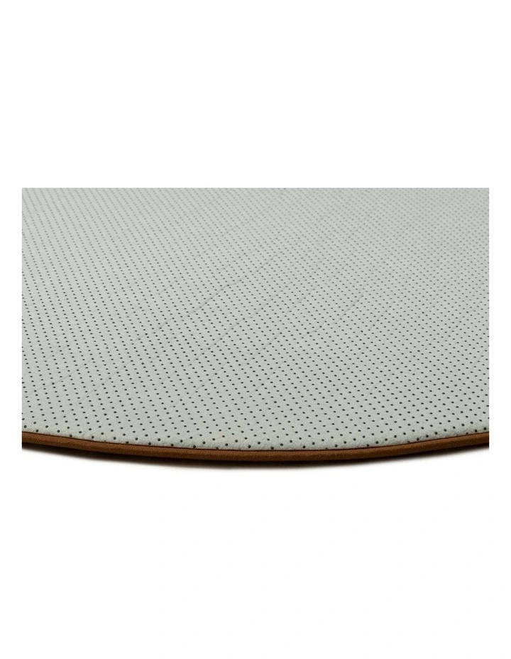 MISS AMARA  LETA BROWN ABSTRACT ROLLIE POLLIE ROUND PLAYMAT image 2