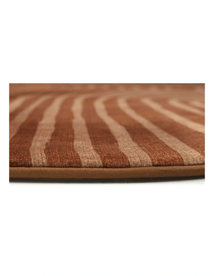 MISS AMARA  LETA BROWN ABSTRACT ROLLIE POLLIE ROUND PLAYMAT image 3