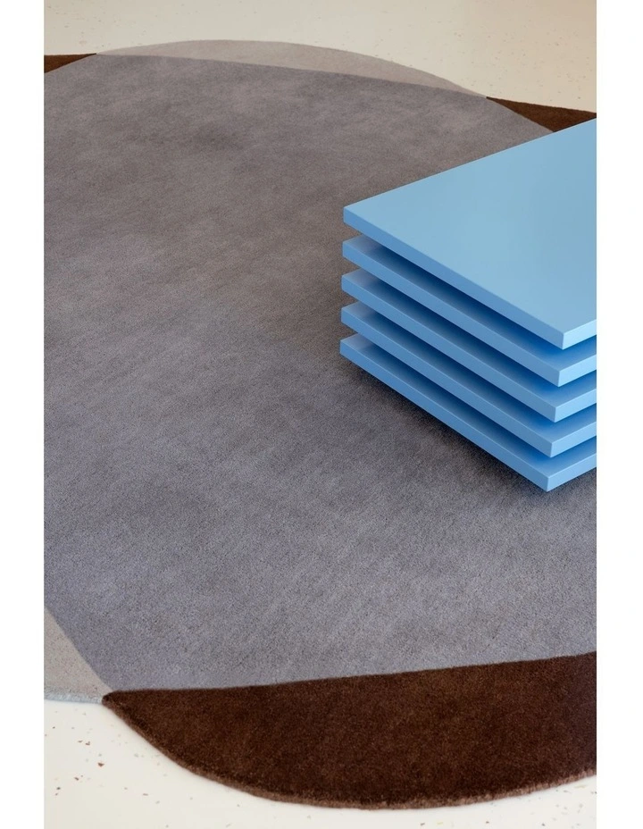 Element Chad Rug in Brown and Blue image 3