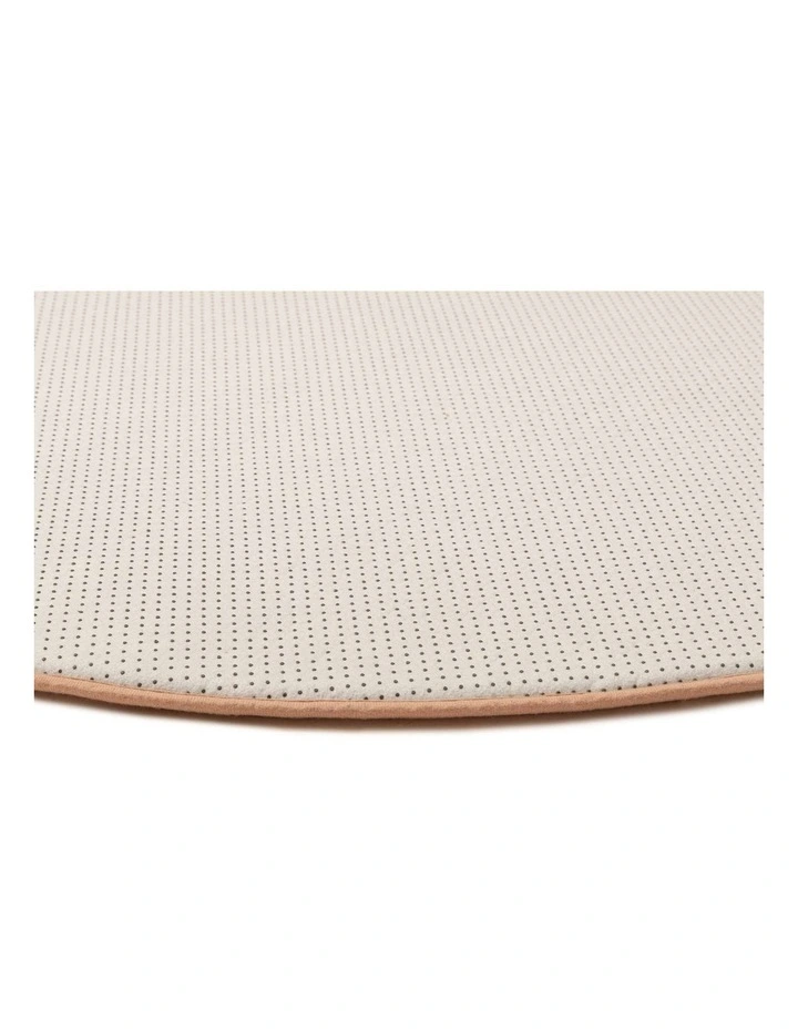 MISS AMARA  JUNO PINK TERRACOTTA SHAPES ROLLIE POLLIE ROUND PLAYMAT image 2