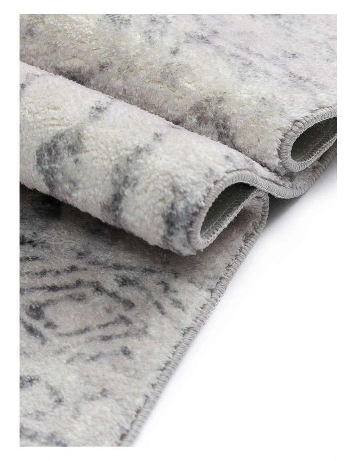 LOOPSIE MANAYANA BEIGE AND BROWN TRIBAL WASHABLE RUG image 4