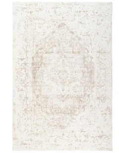 MISS AMARA CABANELA CREAM AND BEIGE DISTRESSED WASHABLE RUG