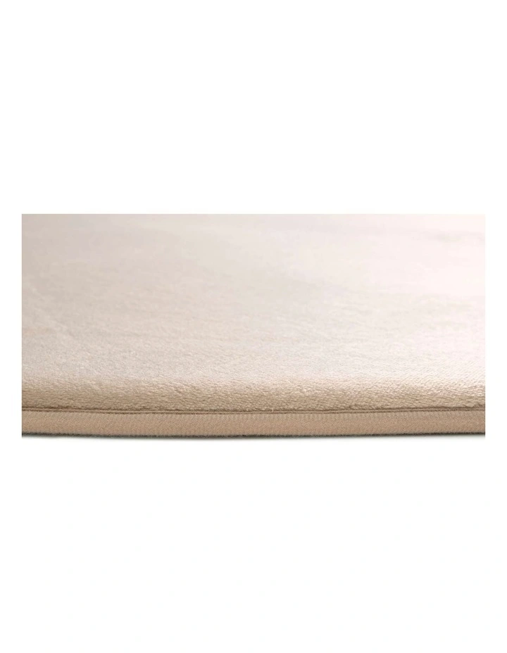 MISS AMARA  UNA BEIGE PLUSH ROLLIE POLLIE ROUND PLAYMAT image 3