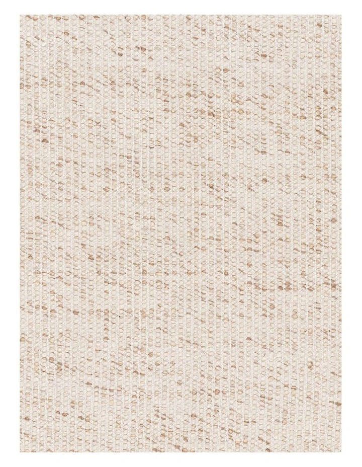 MISS AMARA INDYA MARBLED CREAM AND BEIGE CHUNKY WOOL RUG image 5