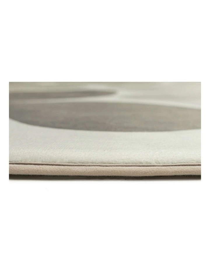 MISS AMARA  RORY GREY GREEN FLOWERS ROLLIE POLLIE ROUND PLAYMAT image 3
