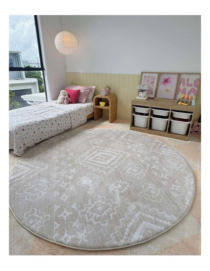 MISS AMARA  AYAH NEUTRAL PLUSH ROLLIE POLLIE ROUND PLAYMAT image 5