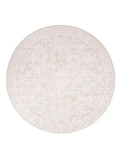 MISS AMARA  NECI NEUTRAL CREAM PLUSH ROLLIE POLLIE ROUND PLAYMAT