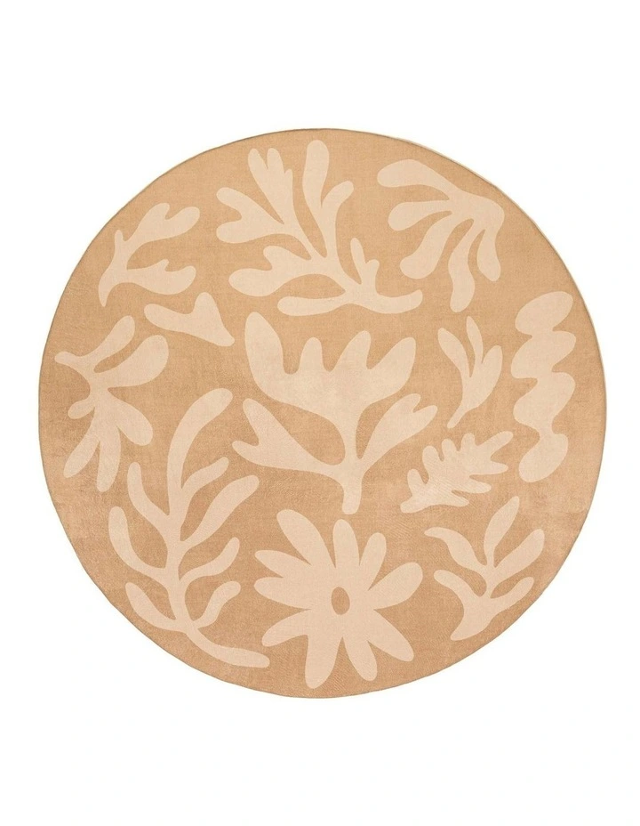 MISS AMARA  ANCA PEACH SHAPES ROLLIE POLLIE ROUND PLAYMAT image 1