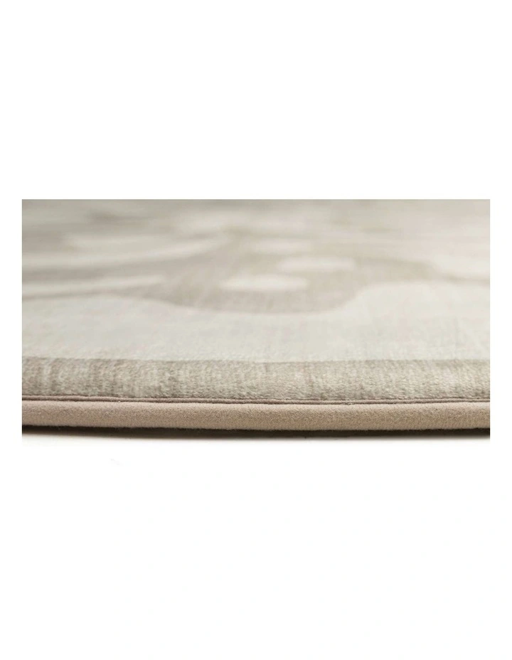 MISS AMARA GERDA GREEN GREY LEAVES ROLLIE POLLIE ROUND PLAYMAT image 3
