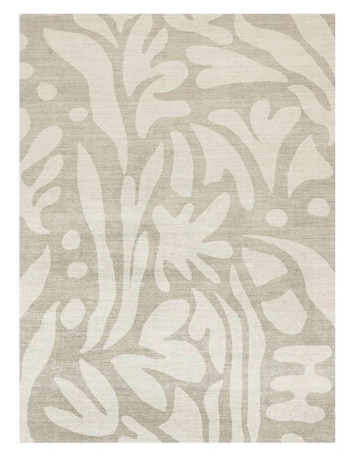 MISS AMARA GERDA GREEN GREY LEAVES ROLLIE POLLIE ROUND PLAYMAT image 4