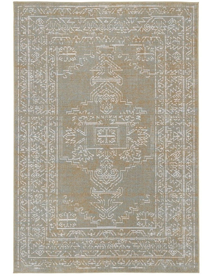 LOOPSIE FARJESTAD GREY GOLD VINTAGE WASHABLE RUG image 1