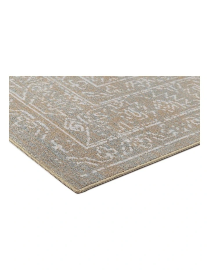 LOOPSIE FARJESTAD GREY GOLD VINTAGE WASHABLE RUG image 2