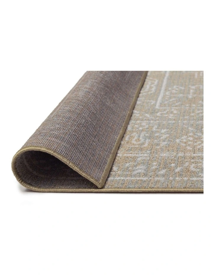 LOOPSIE FARJESTAD GREY GOLD VINTAGE WASHABLE RUG image 3