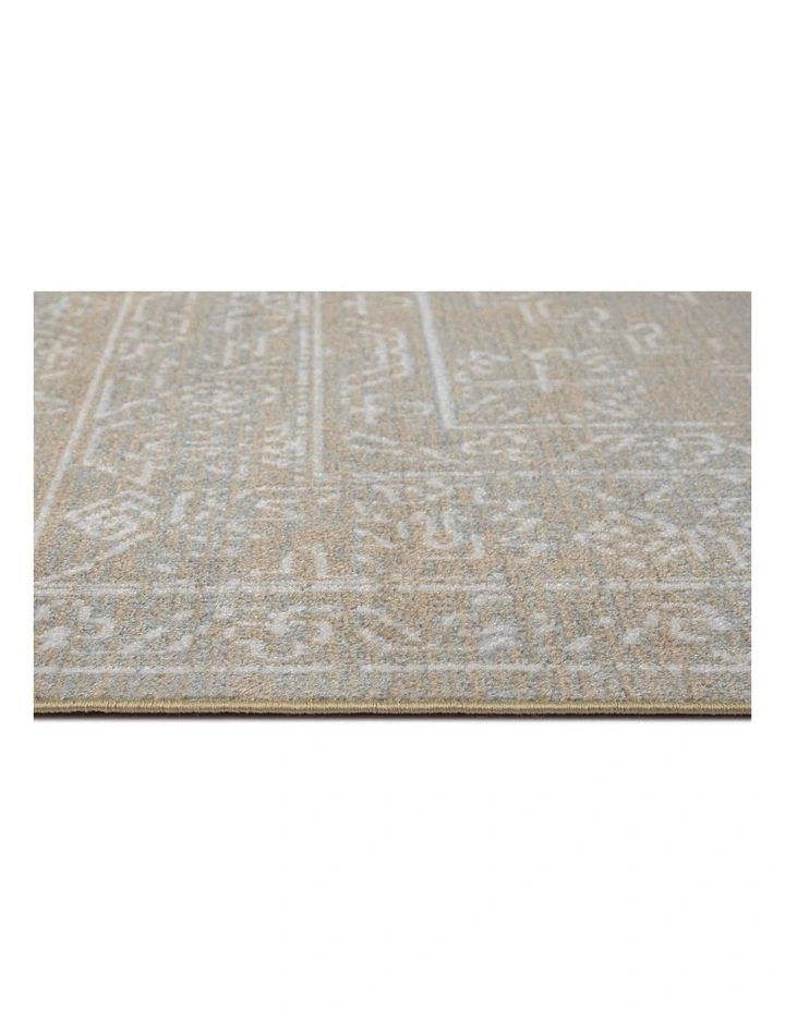 LOOPSIE FARJESTAD GREY GOLD VINTAGE WASHABLE RUG image 4