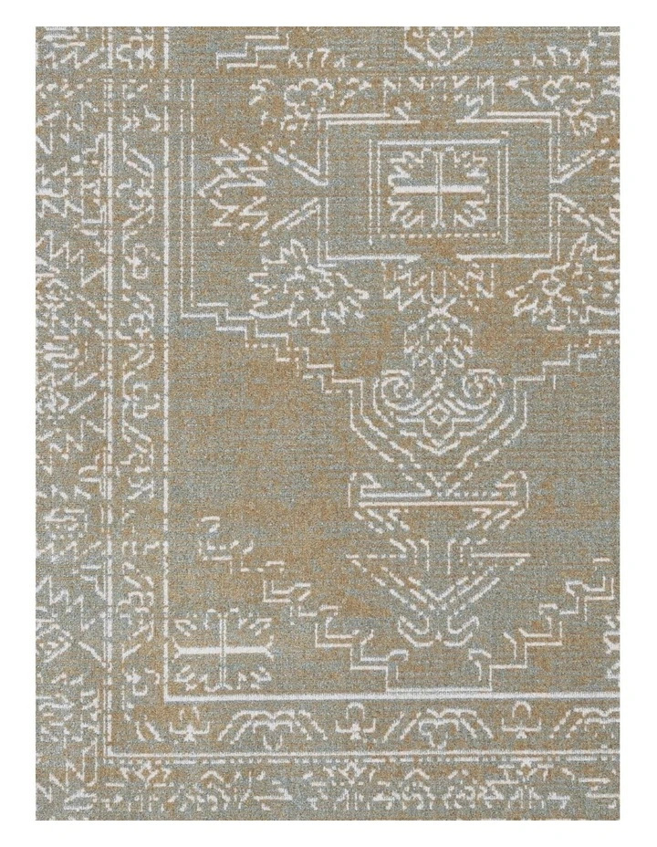 LOOPSIE FARJESTAD GREY GOLD VINTAGE WASHABLE RUG image 5