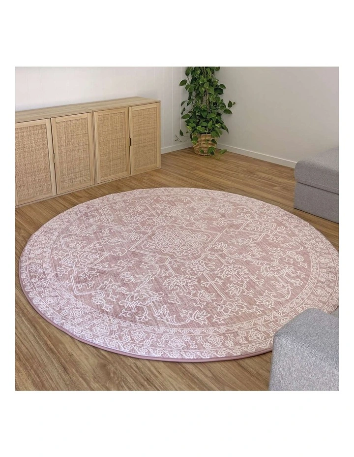 MISS AMARA  BARI PINK PLUSH ROLLIE POLLIE ROUND PLAYMAT image 6