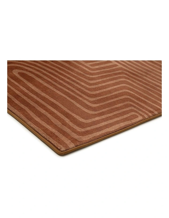 MISS AMARA  LETA BROWN ABSTRACT ROLLIE POLLIE PLAYMAT image 2
