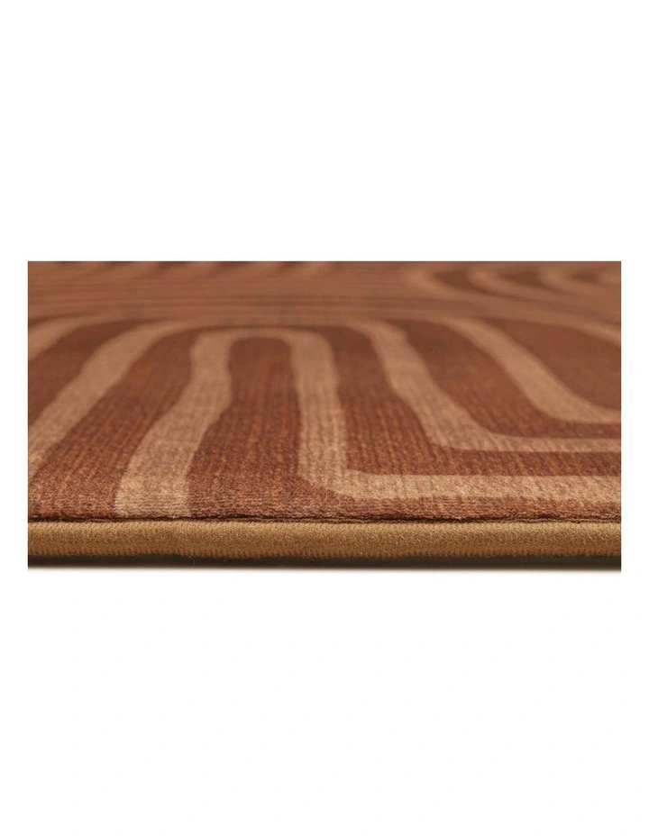 MISS AMARA  LETA BROWN ABSTRACT ROLLIE POLLIE PLAYMAT image 4