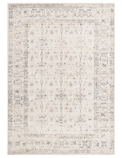 MISS AMARA  MAPLEWOOD CREAM AND PINK TRADITIONAL RUG