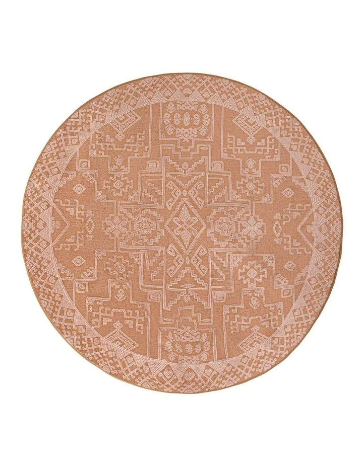 MISS AMARA  ZELL TERACOTTA BROWN PLUSH ROLLIE POLLIE ROUND PLAYMAT image 1