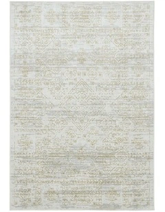 LOOPSIE  ANDALEN GREY GOLD VINTAGE WASHABLE RUG