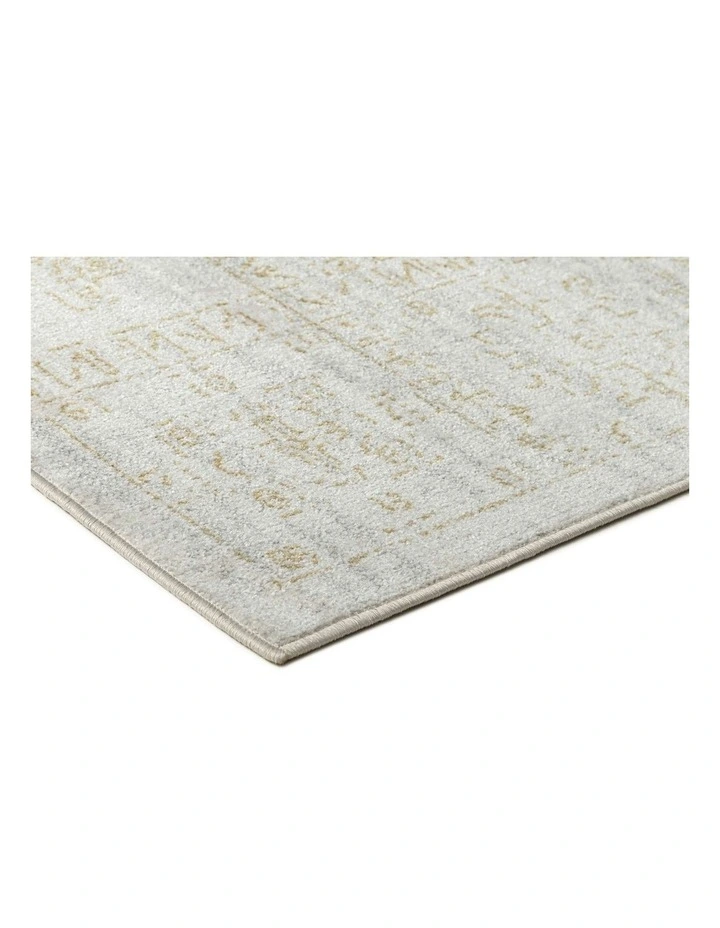 LOOPSIE  ANDALEN GREY GOLD VINTAGE WASHABLE RUG image 2