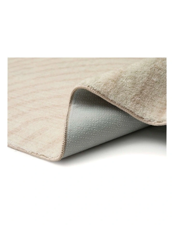 LOOPSIE  ASHDOD BEIGE CREAM ARCH WASHABLE RUG image 3