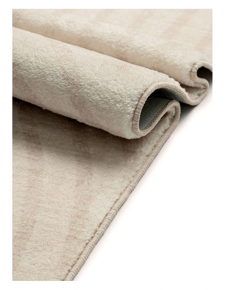 LOOPSIE  ASHDOD BEIGE CREAM ARCH WASHABLE RUG image 4