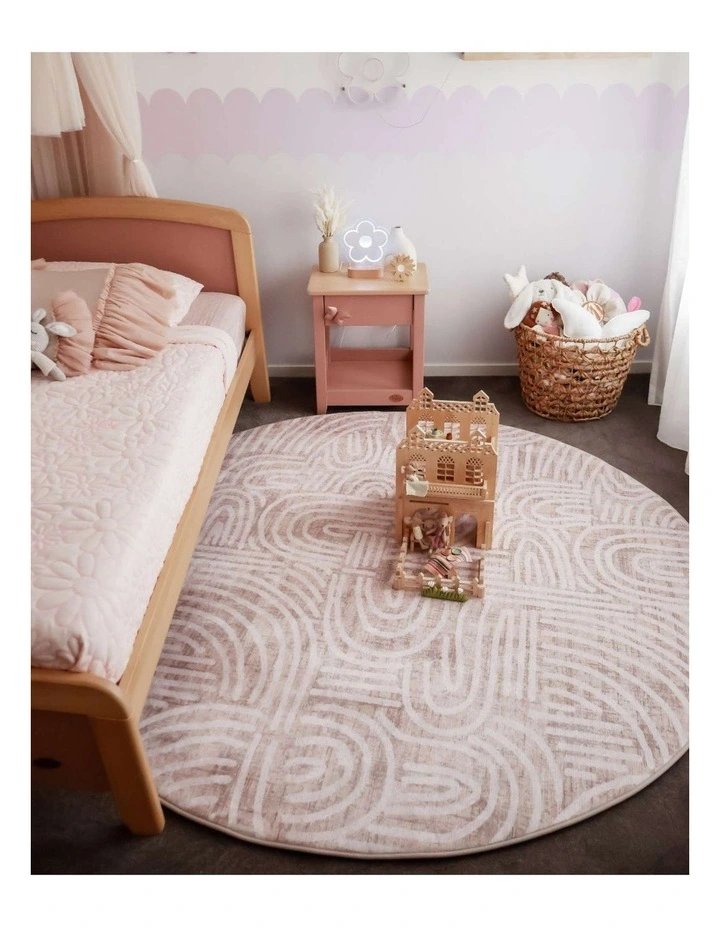 MISS AMARA  FIFI CREAM PLUSH ROLLIE POLLIE ROUND PLAYMAT image 5