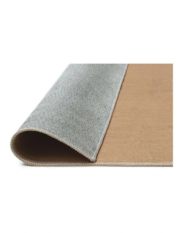 LOOPSIE  ENE PRINTED BEIGE WASHABLE RUG image 3