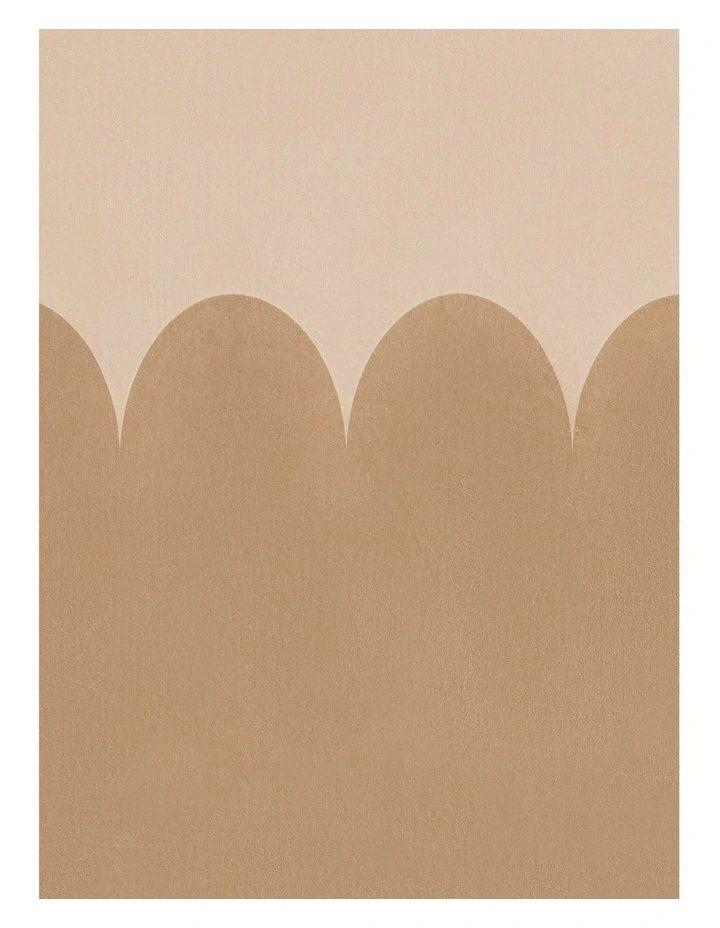 LOOPSIE  ENE PRINTED BEIGE WASHABLE RUG image 5
