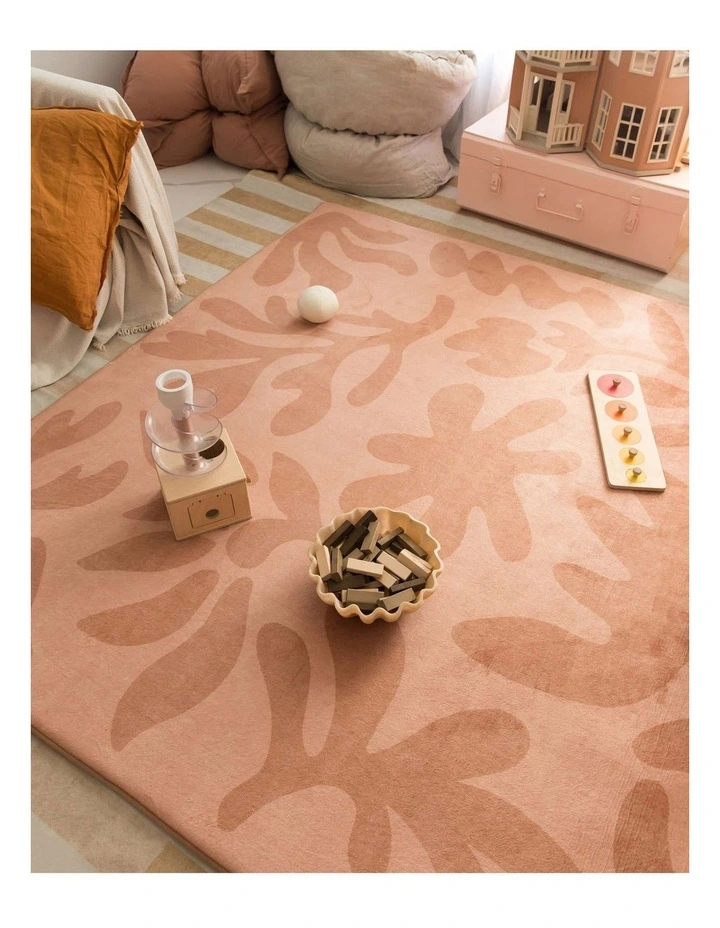 MISS AMARA JUNO PINK TERRACOTTA SHAPES ROLLIE POLLIE PLAYMAT image 6