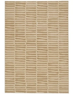 LOOPSIE SAHBA TEXTURED ABSTRACT NEUTRAL WASHABLE RUG