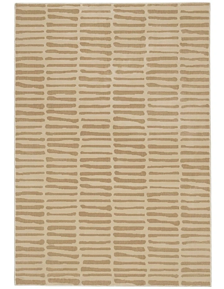 LOOPSIE  SAHBA TEXTURED ABSTRACT NEUTRAL WASHABLE RUG image 1