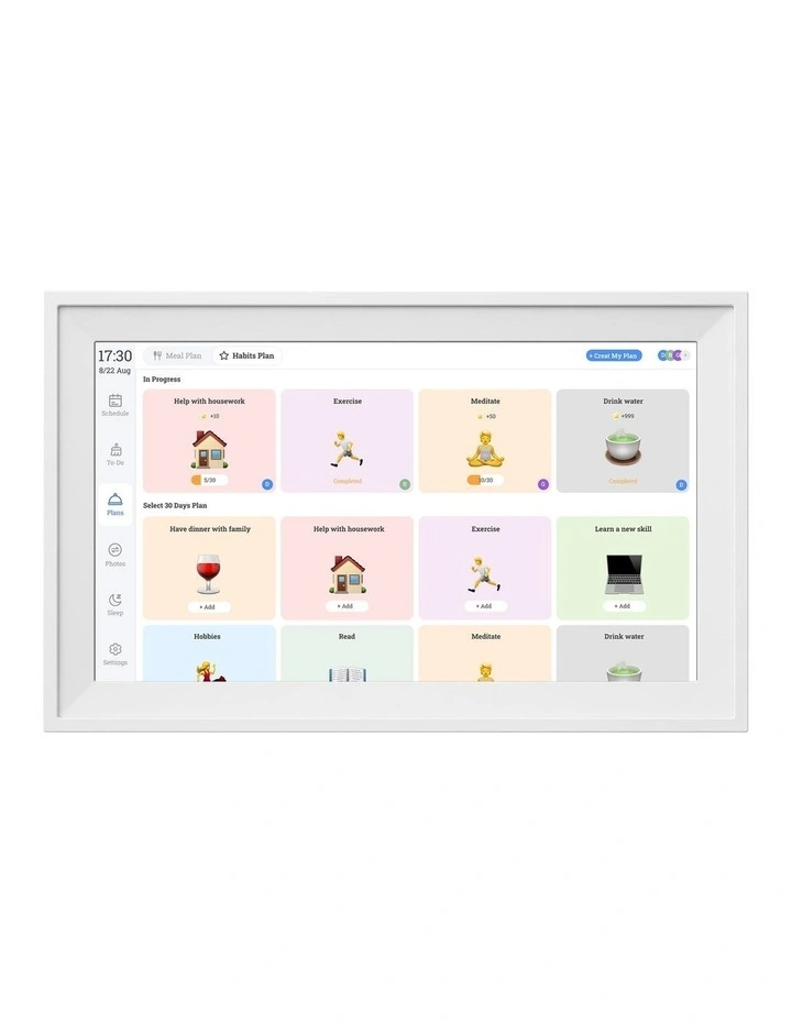 Artiss 15.6 Digital Calendar Planner Smart Photo Frame Family Chore Chart & Sync image 3