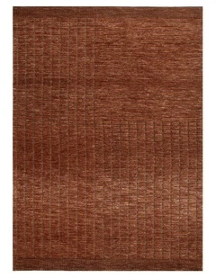 Canyon Terracotta Carved Rug - CANYON01
