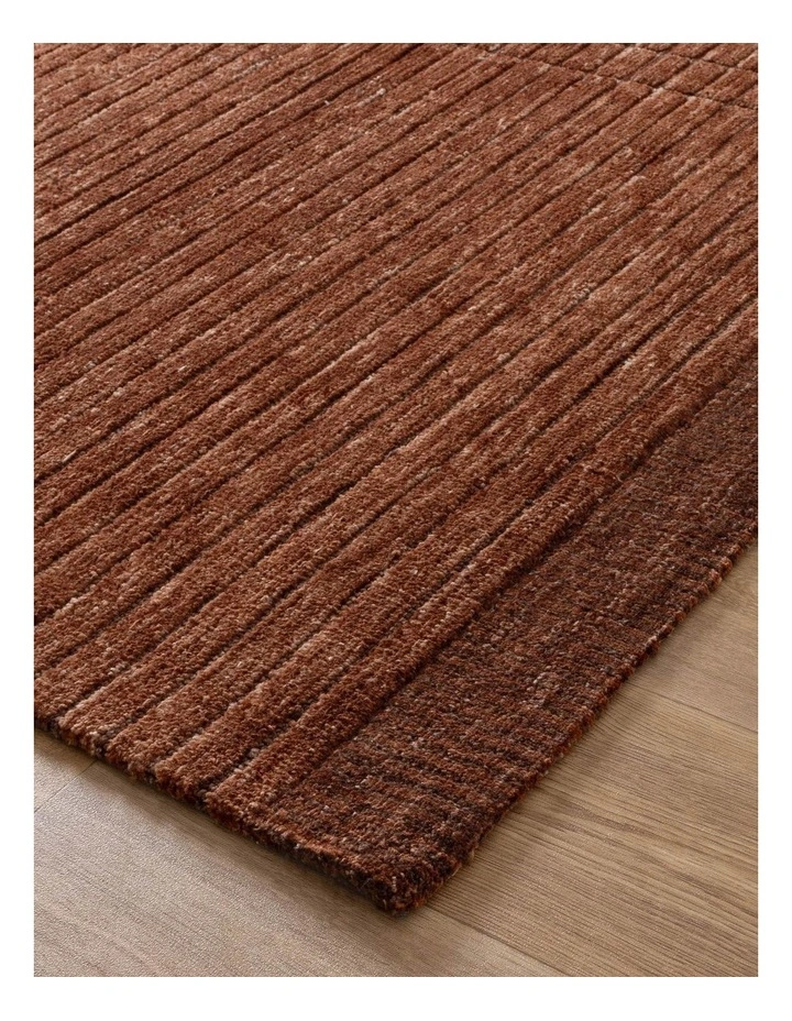 Canyon Terracotta Carved Rug - CANYON01 image 2