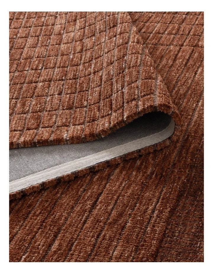 Canyon Terracotta Carved Rug - CANYON01 image 3