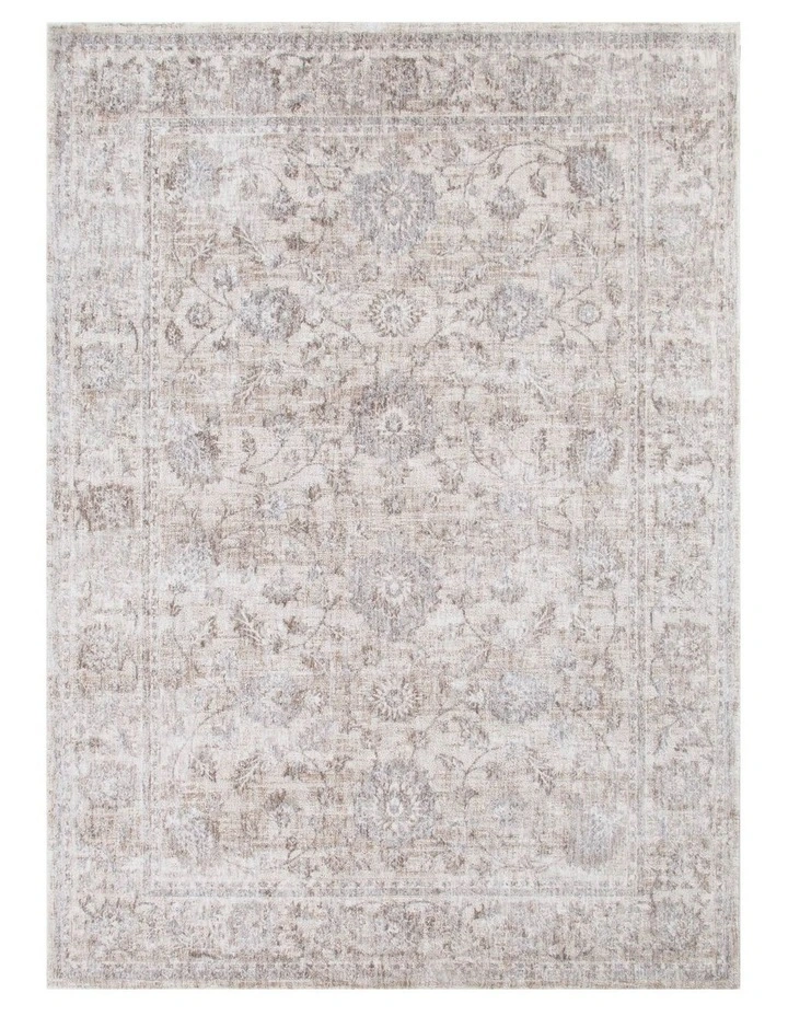 Solenne Beige & Blue Transitional Rug - S300 image 1