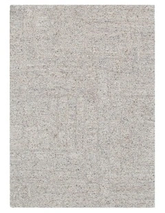 Seren Greige Modern Wool Rug