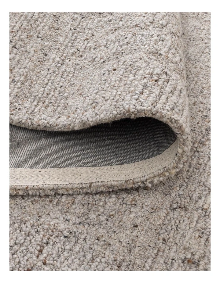 Seren Greige Modern Wool Rug image 3